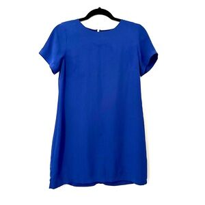 Olivaceous Electric Blue Minidress